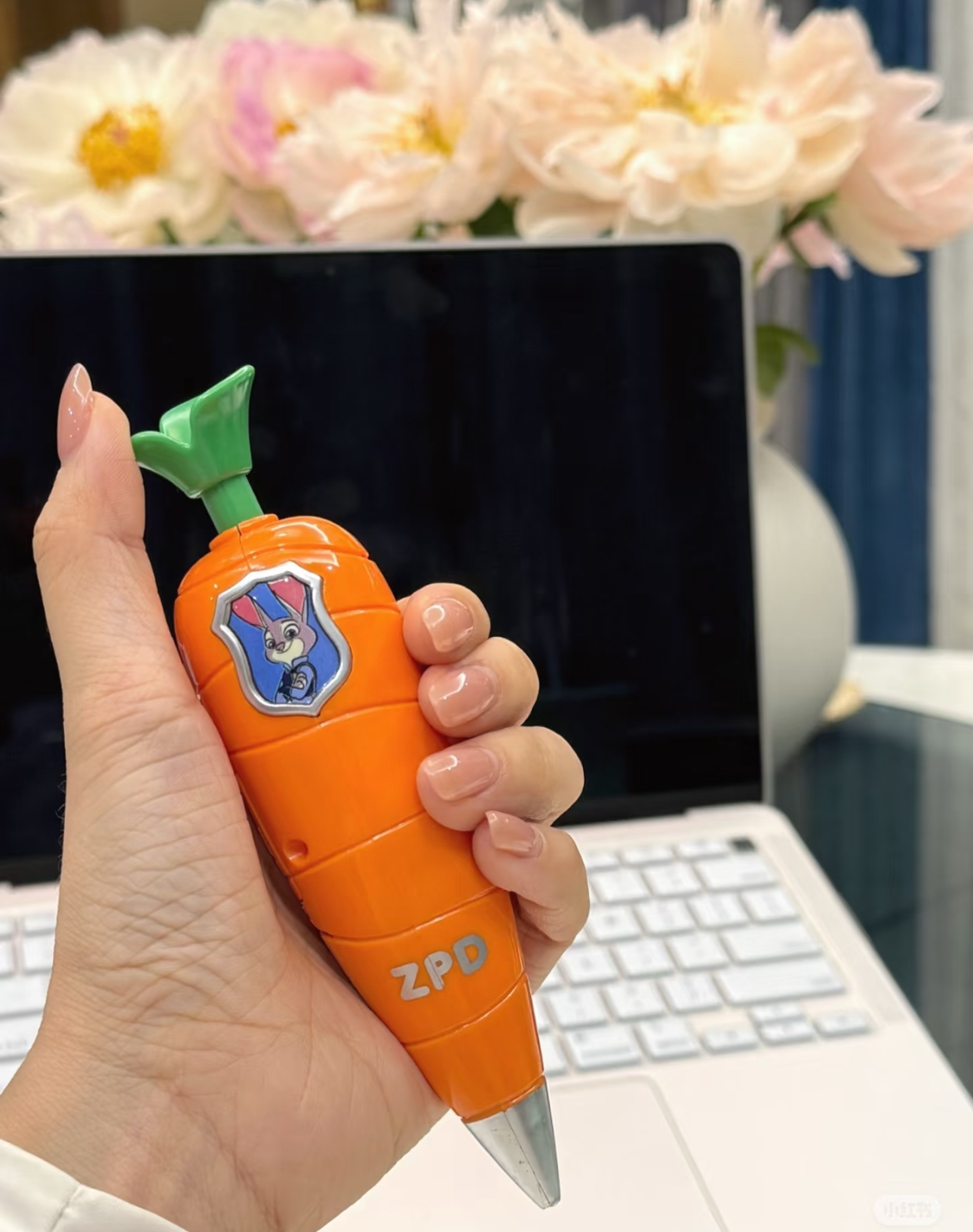 迪士尼正版授權 DISNEY 動物方城市 胡蘿蔔 錄音筆