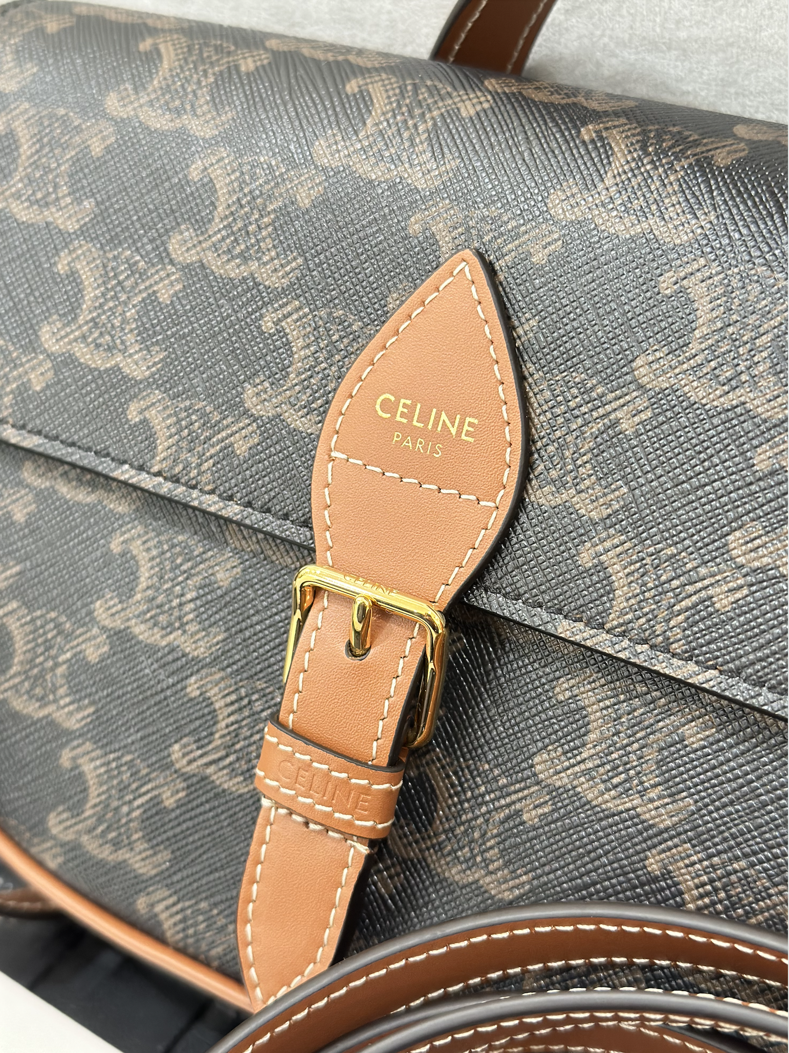 CELINE Folco Shoulder Bag