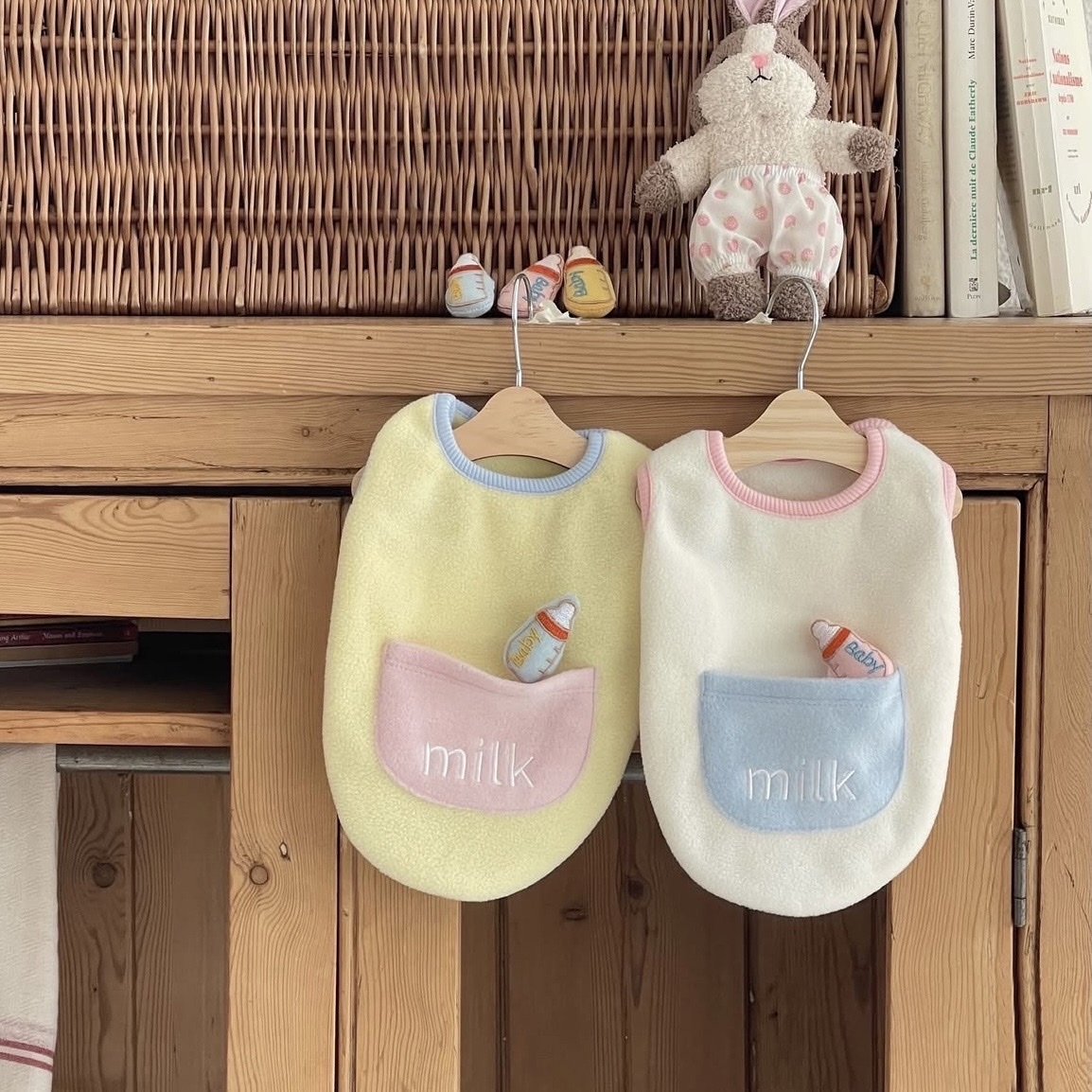 嬰兒設計系 寵物棉絨馬甲「保暖又可愛」