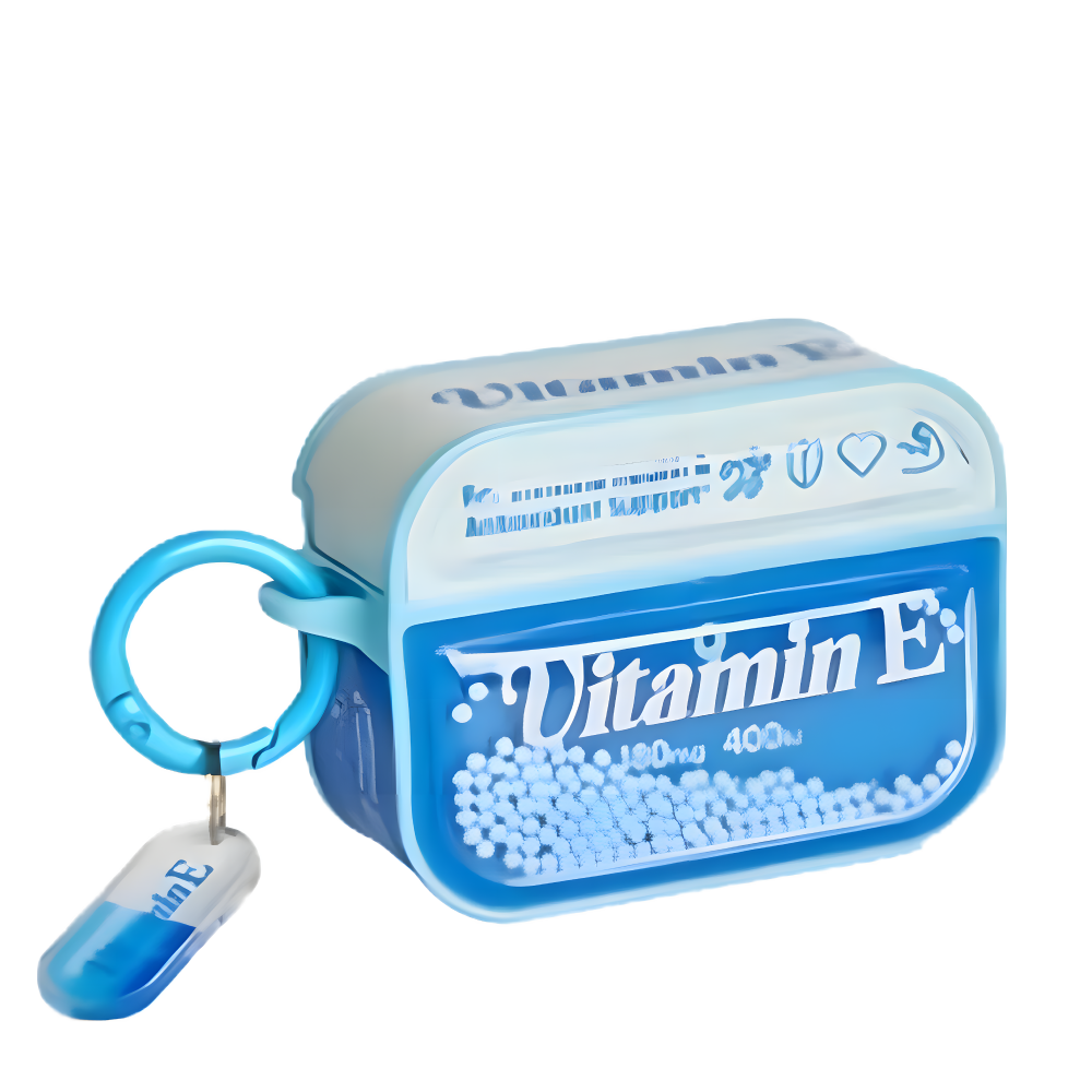 【Wakcas】Airpods 藍色維他命E滾珠耳機殼