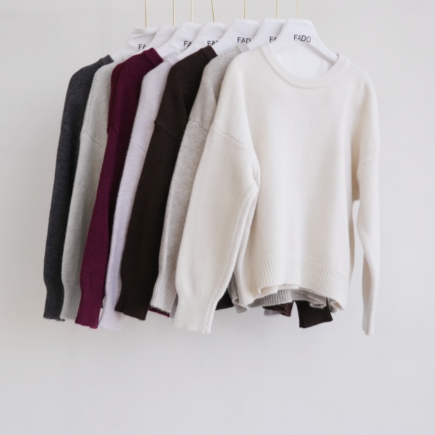 法朵Fado shop｜圓領羅紋袖針織衫 0114058 七色