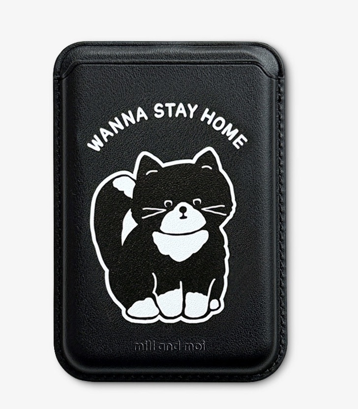 小黑貓磁吸卡夾