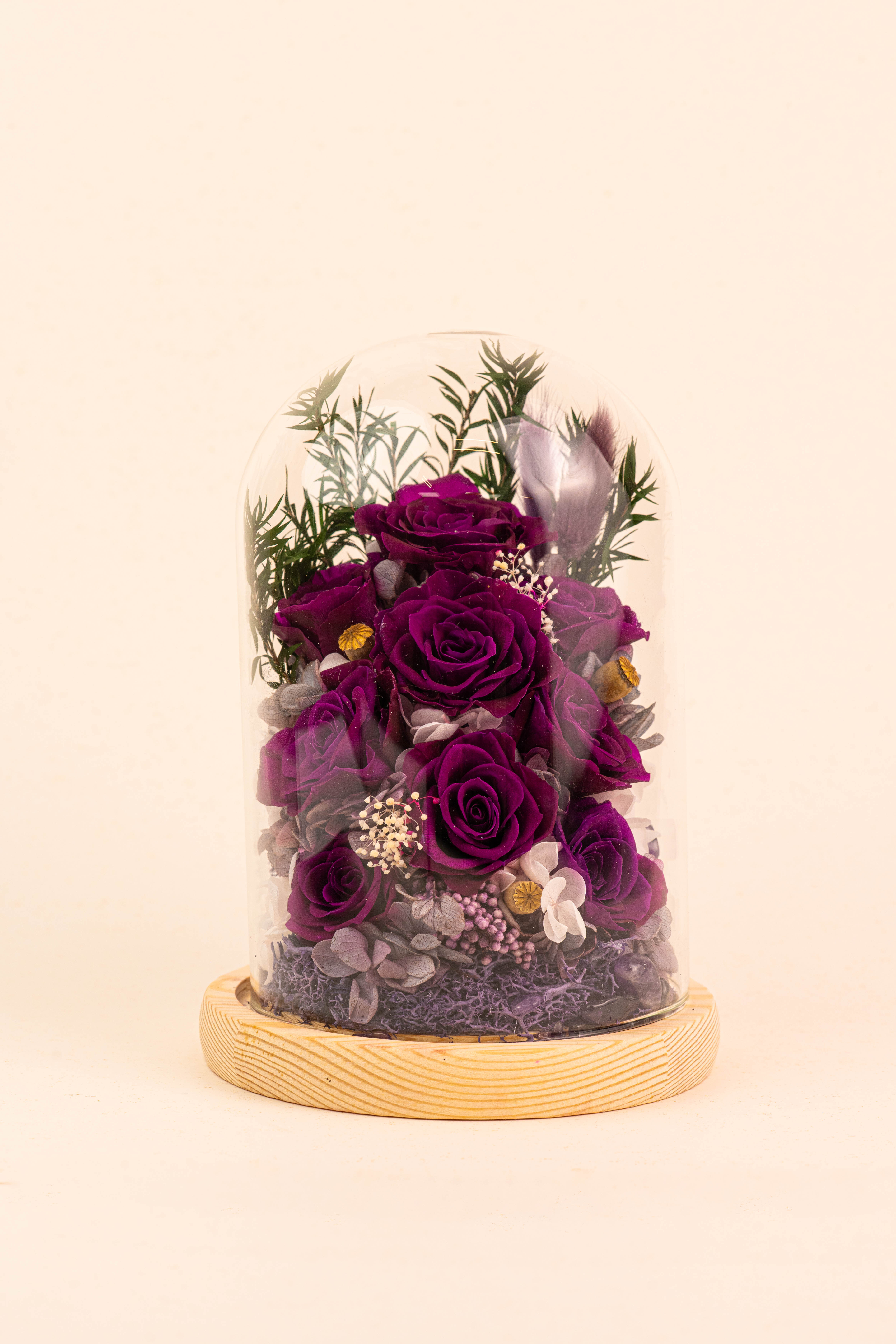 紫晶九紫永生花