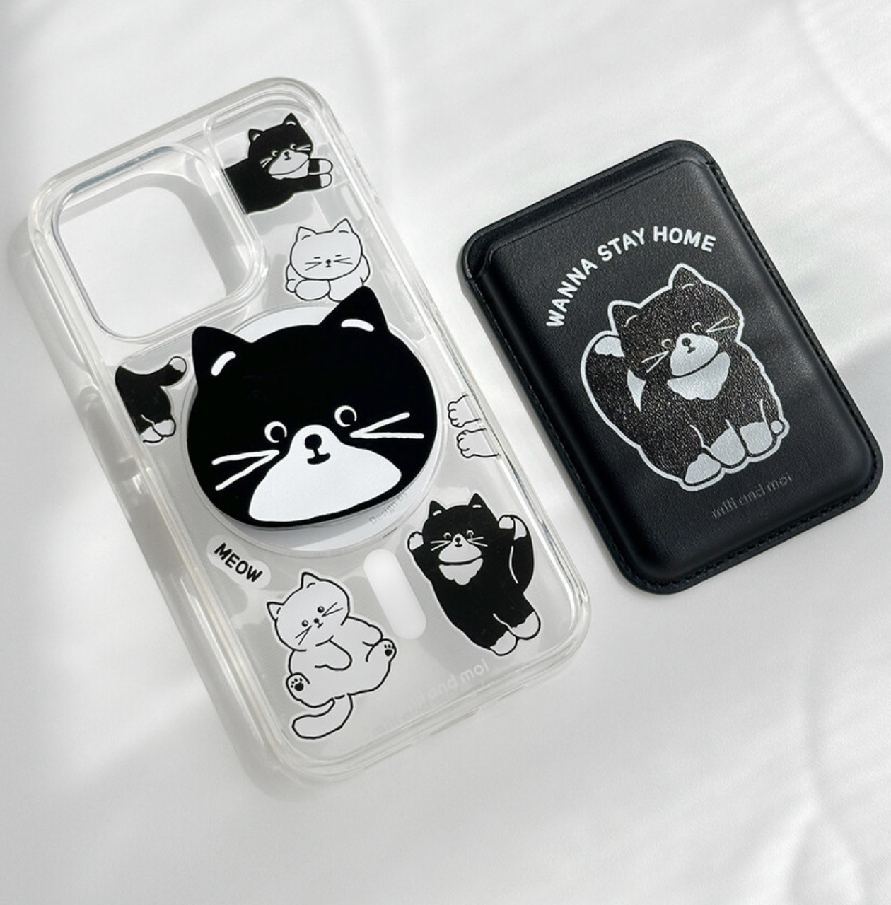 貓咪磁吸手機支架