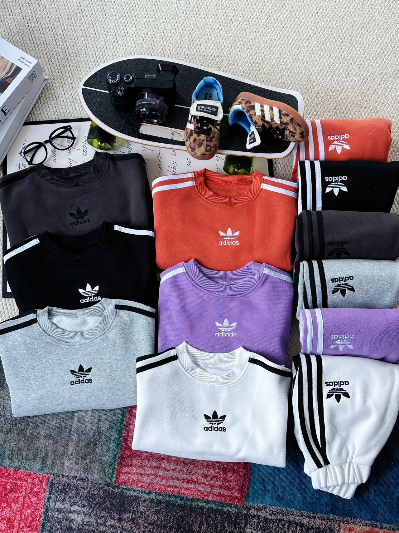 𝐀𝐝𝐢𝐝𝐚𝐬 美式復古親子運動風套裝