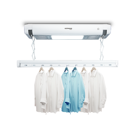 德國寶乾衣架, WiFi智能UV乾衣架, 自動晾衫架, 天花升降乾衣架, 自動升降晾衣架, 香港乾衣架推薦, 智能乾衣系統