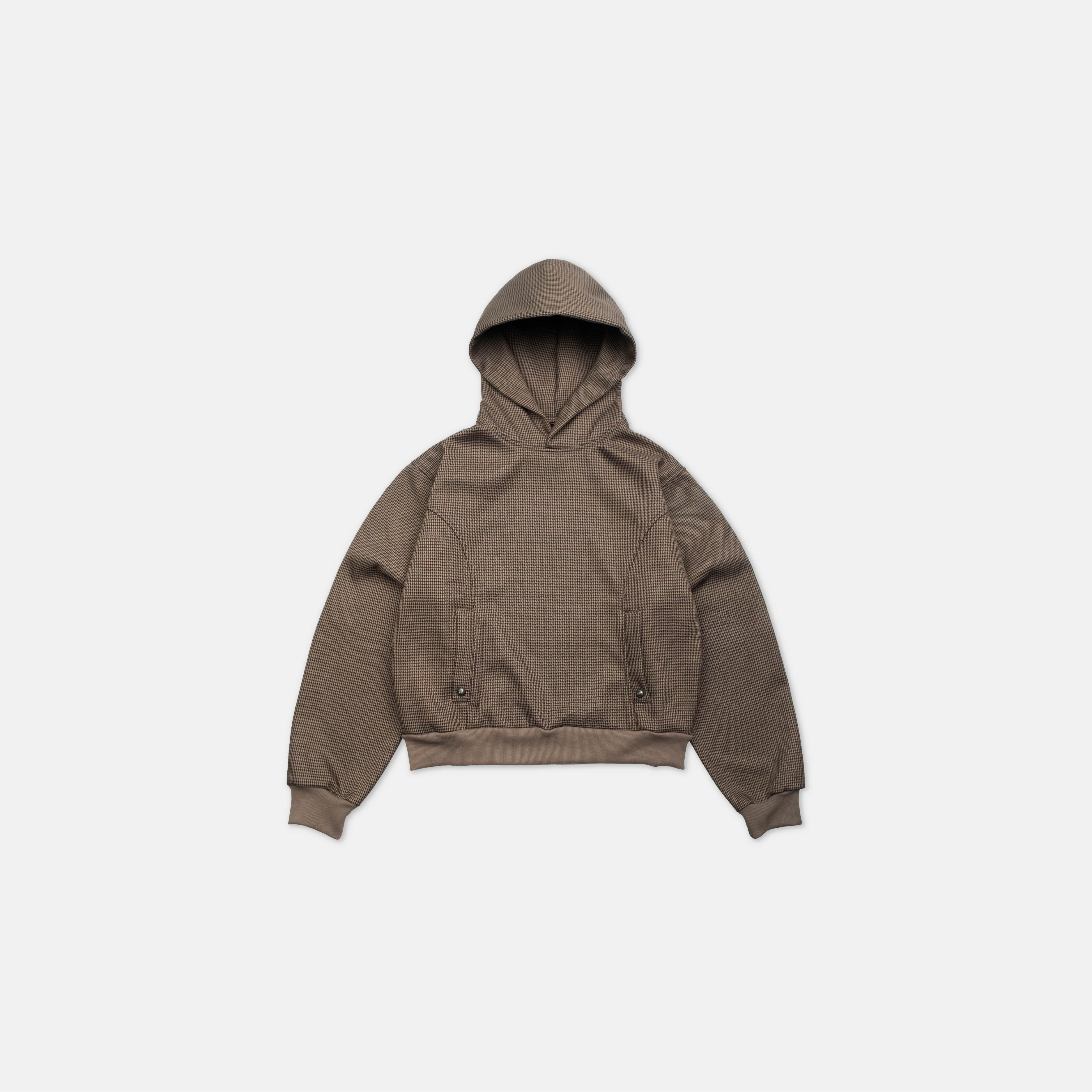 ATONE X SIMONMADE AS-003 富家少爺 千鳥格 BOXY 帽T