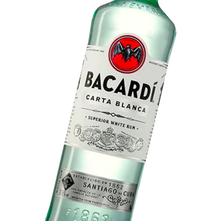 Bacardi Carta Blanca Rum 1000ml
