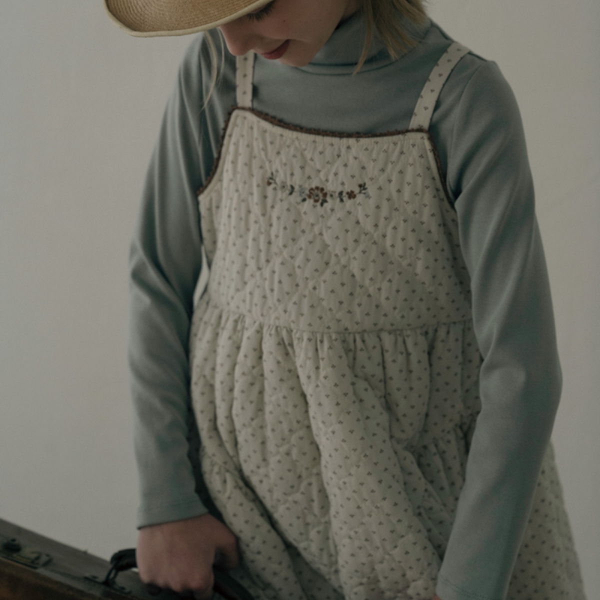 LOUISIELLA 高領百搭上衣 Tyrenne Turtleneck - Blue