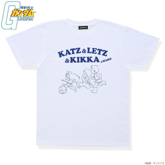 242164 Pbandai 預訂 2026/2月 機動戦士ガンダム カツ・レツ・キッカコレクション　Tシャツ