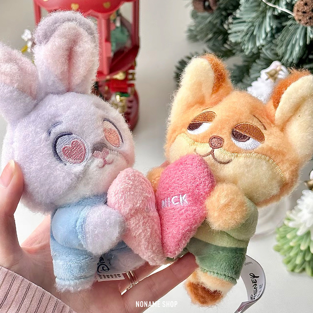 POTDEMIEL X DISNEY 迪士尼 動物方城市2 ZOOTOPIA 2 茱蒂 尼克 磁吸 磁鐵  毛絨 玩偶 吊飾