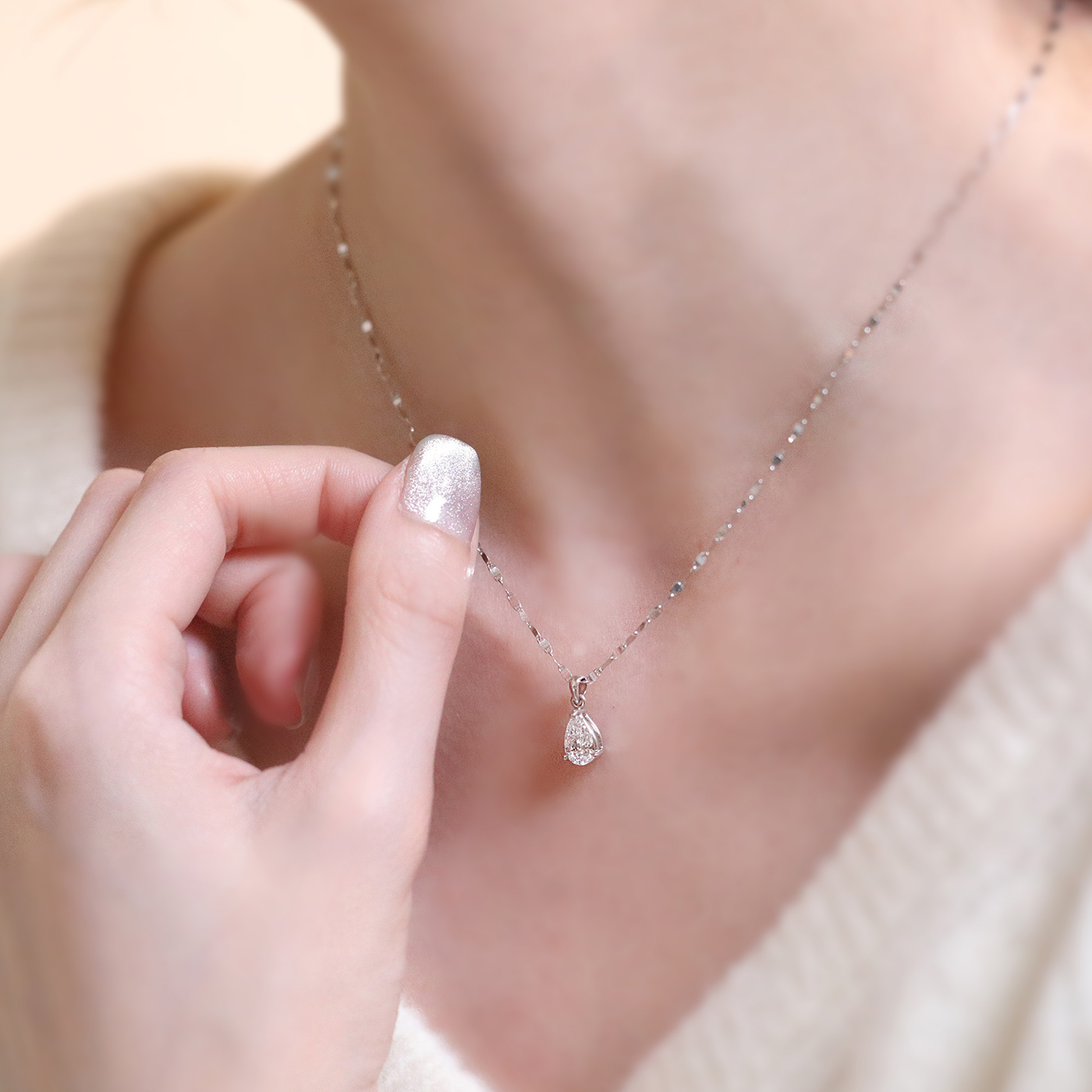 雨萌 — 70分鑽石項鍊