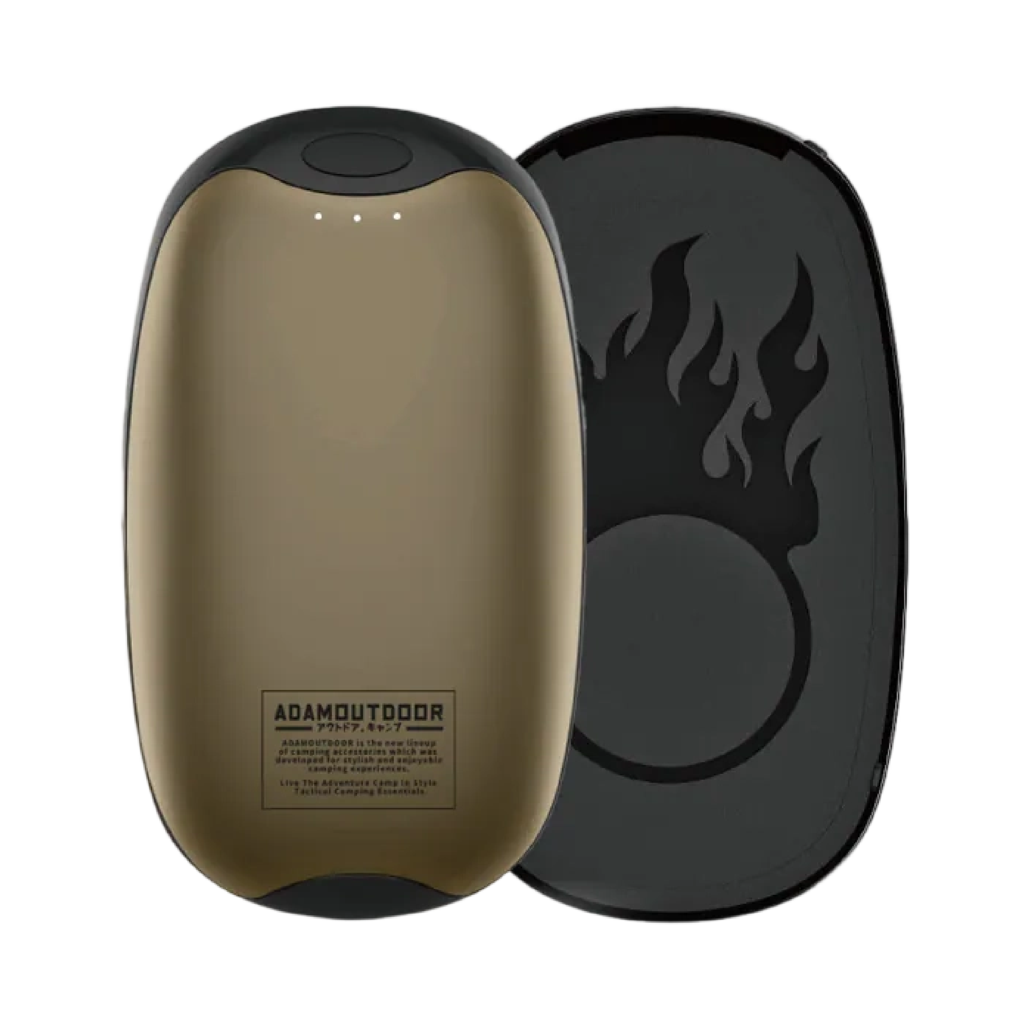 ADAMOUTDOOR 台灣 USB充電式磁吸掌心暖爐(雙入) (2色) 49ADDUAL500