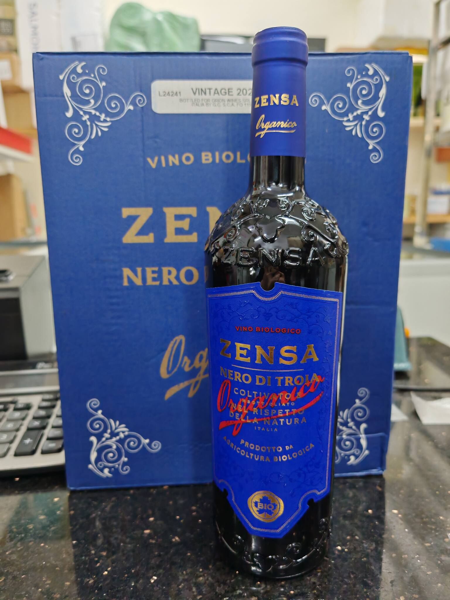Zensa Nero di Troia Organic Red Wine 2022