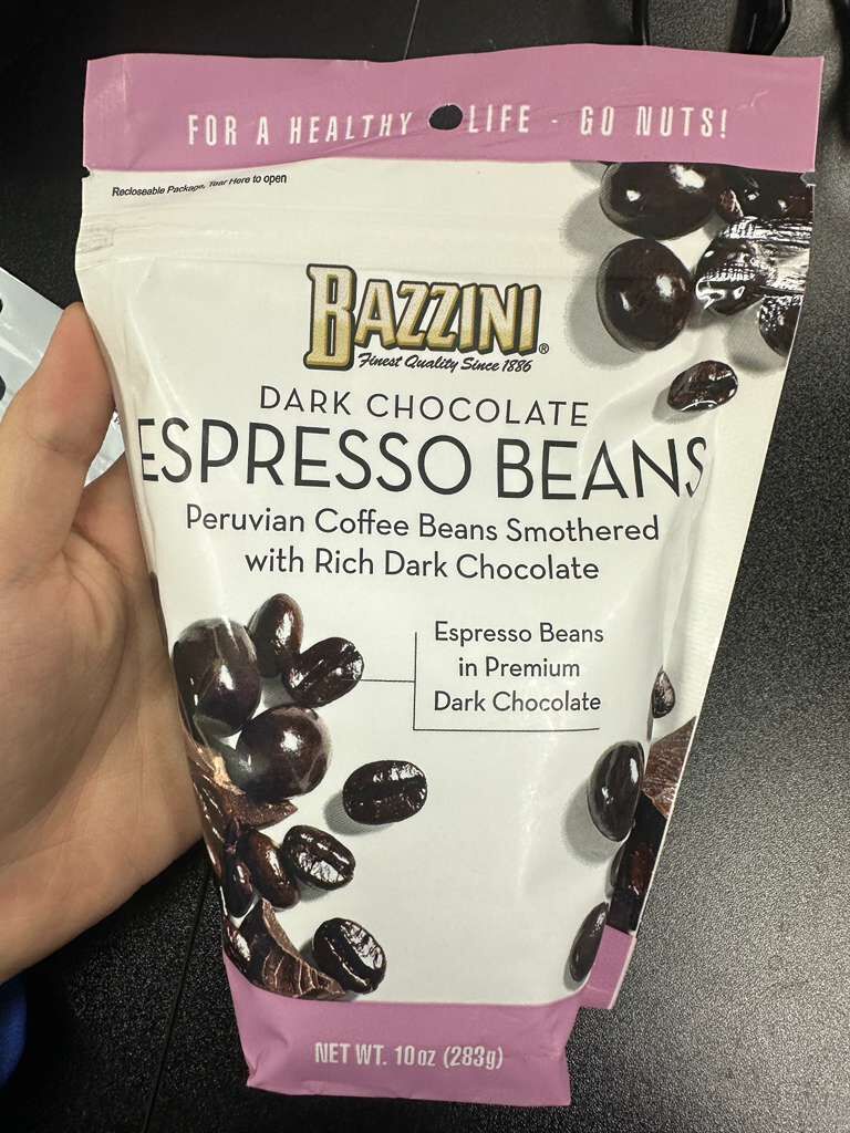 【直播】Bazzini LL120903 黑巧克力濃縮咖啡豆 283g