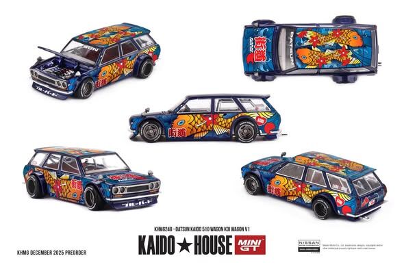 [預訂] Mini GT  Datsun KAIDO 510 Wagon  Koi Wagon V1