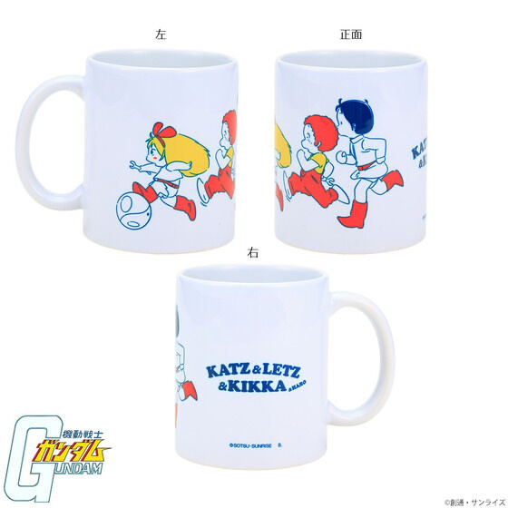 242167 Pbandai 預訂2026/2月 機動戦士ガンダム カツレツキッカコレクション　マグカップ