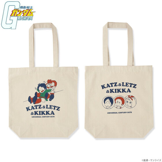 242170 Pbandai 預訂 2026/2月 機動戦士ガンダム カツ・レツ・キッカコレクション　トートバッグ（全2種）