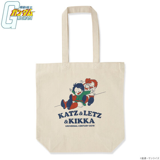 242170 Pbandai 預訂 2026/2月 機動戦士ガンダム カツ・レツ・キッカコレクション　トートバッグ（全2種）