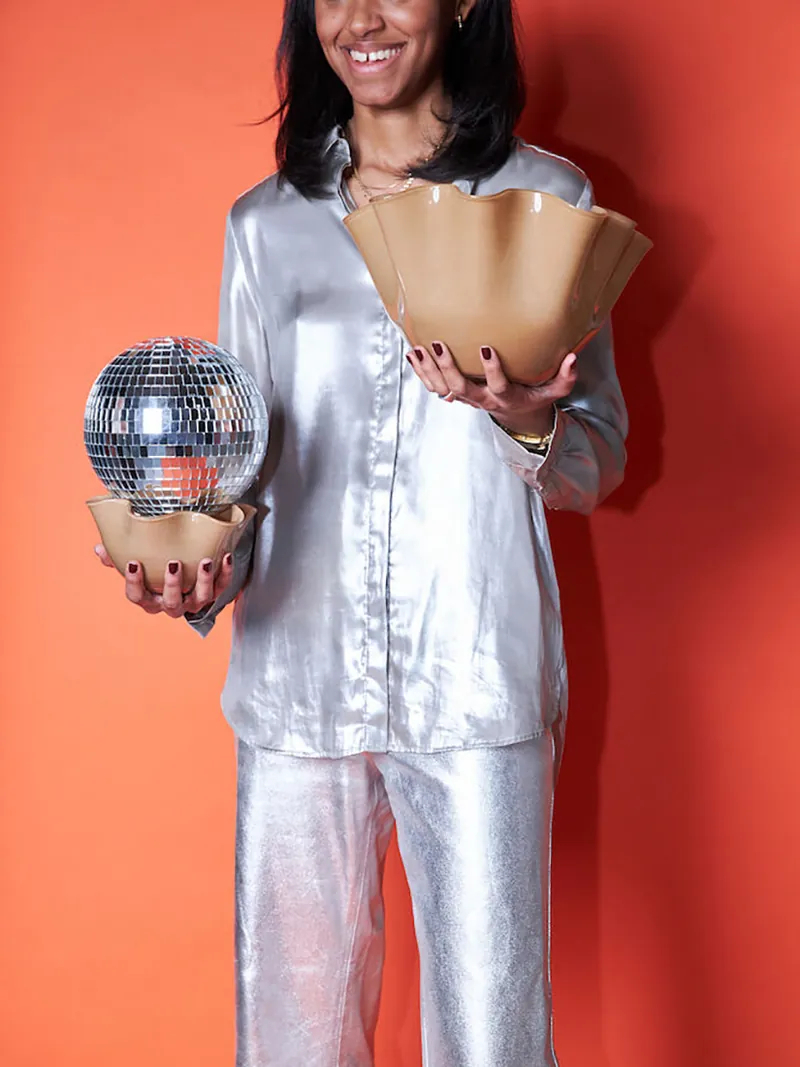 ByOn-Cara 小型造型碗,柔和的杏色,溫和婉約的氣質感