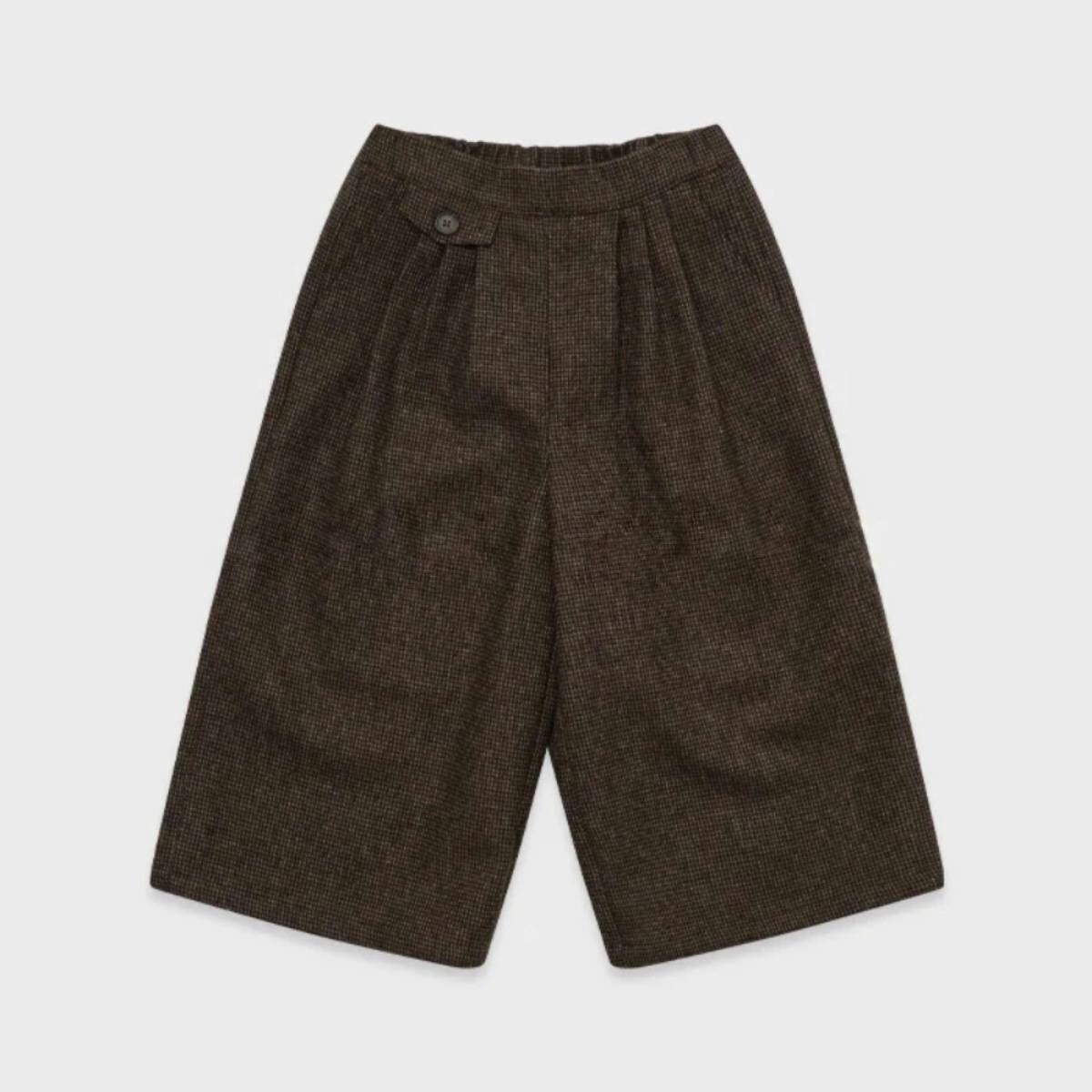 LOUISIELLA 細格紋九分褲 Barrett Pants - Brown