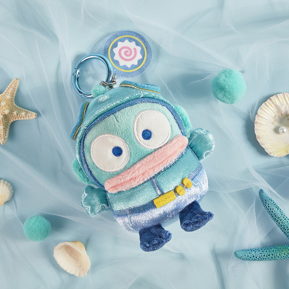 Ocean Park x Sanrio characters Hangyodon 4" Plush Keychain