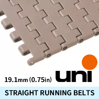 Ammeraal Modular Belt Straight Run 19.1mm - uni Light