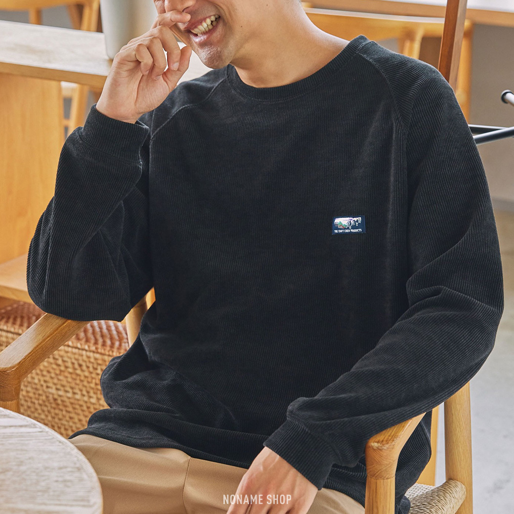 THE CRAFT CREW PRODUCTS 燈芯絨 圓領 長袖 四色 (男/女款)