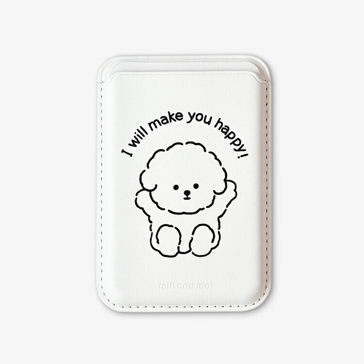 白貴賓磁吸卡夾