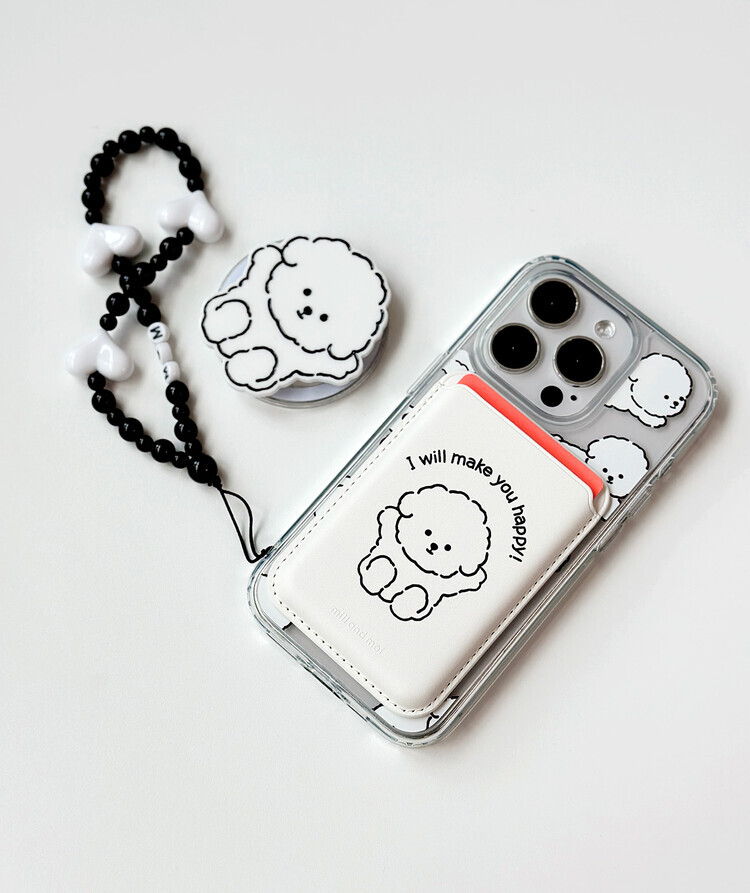 白貴賓磁吸卡夾