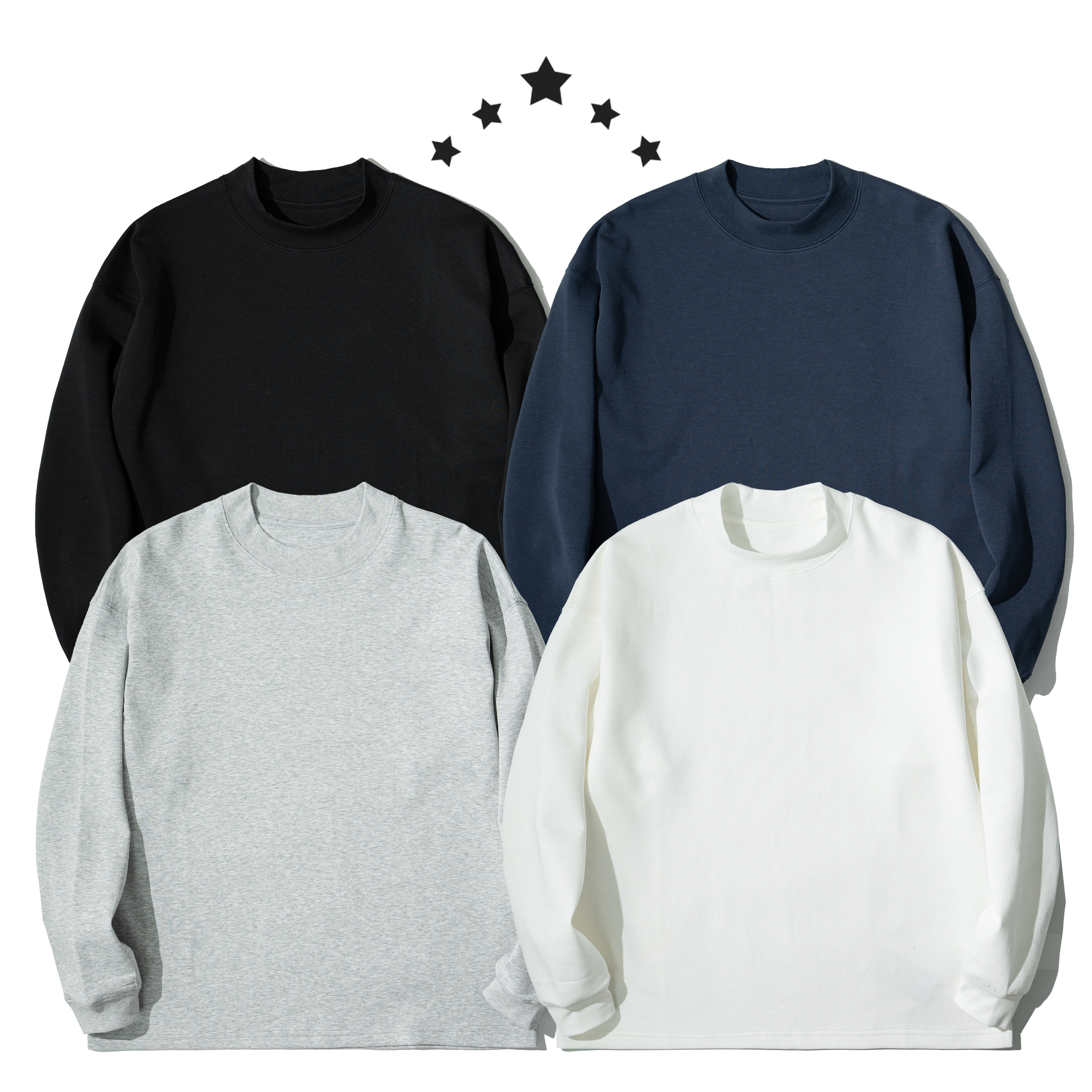 Tencel™ Lyocell Turtleneck LS Tee 天絲小高領 長袖Tee [PTR-T123]