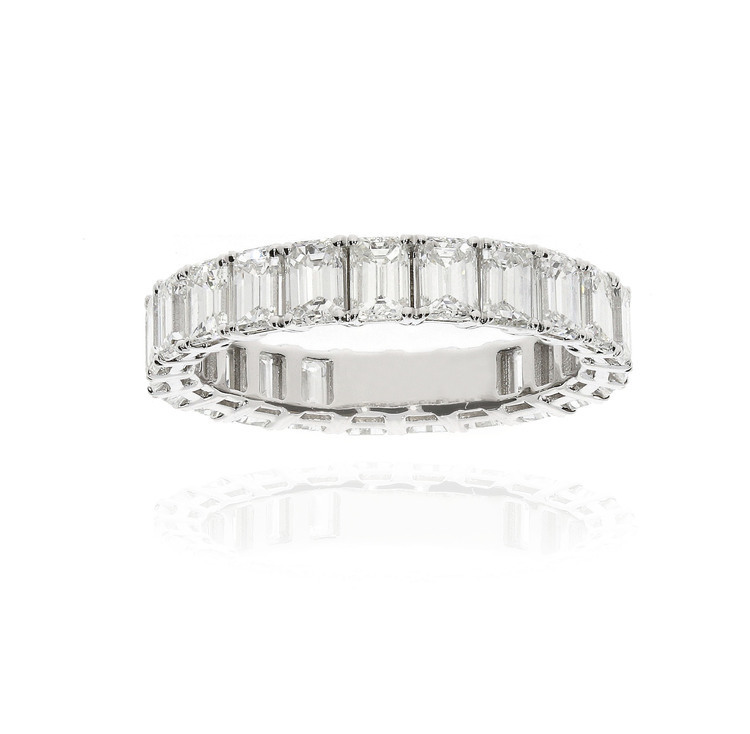 祖母綠切割鑽石渾身戒指