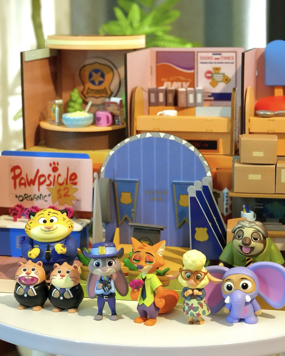 <正版授權>動物方城市 DIY拼裝場景 盲盒 公仔 擺件 收藏