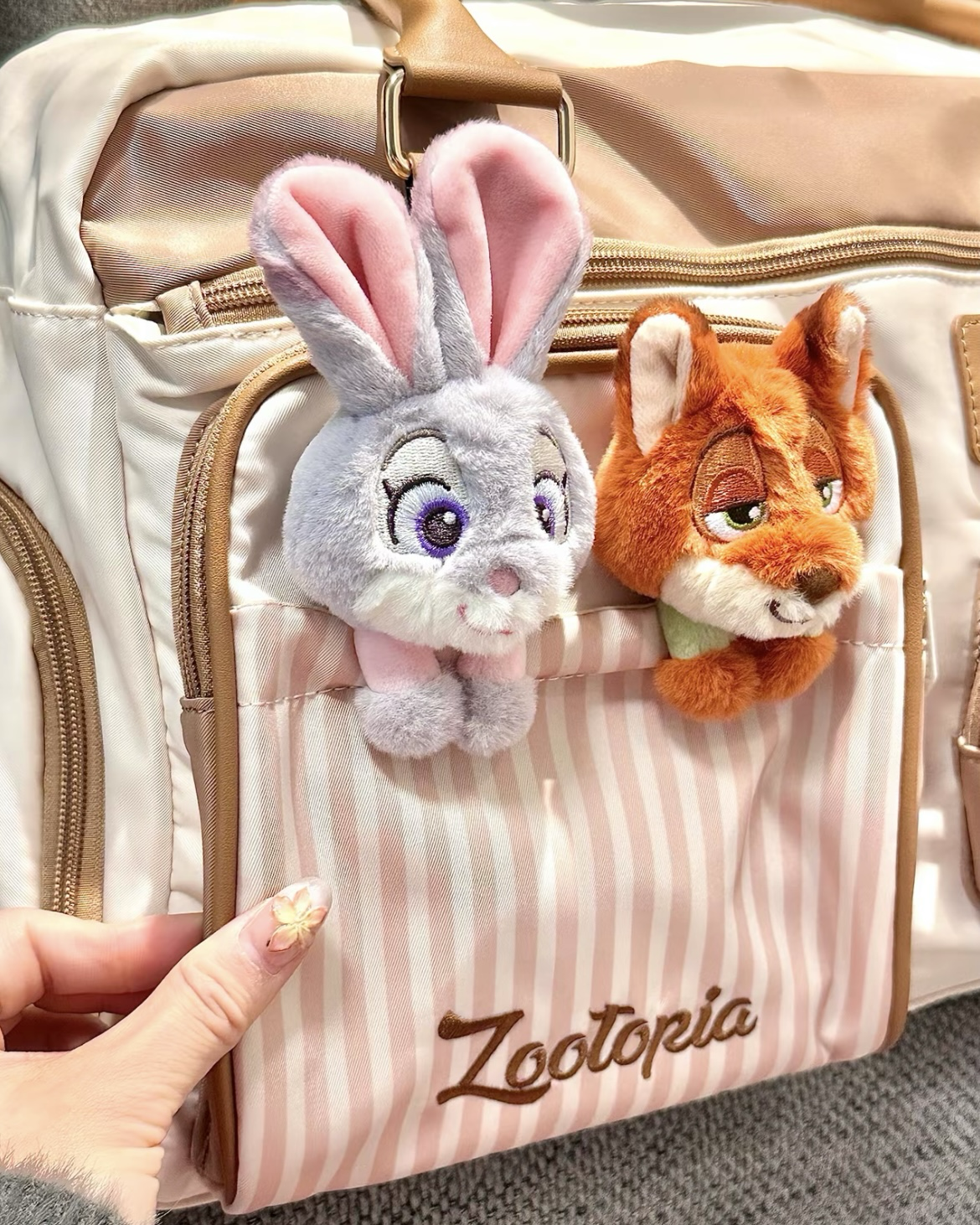 <正版授權>POTDEMIEL x 動物方城市 夏日甜心行李袋 大容量 旅行包 健身包