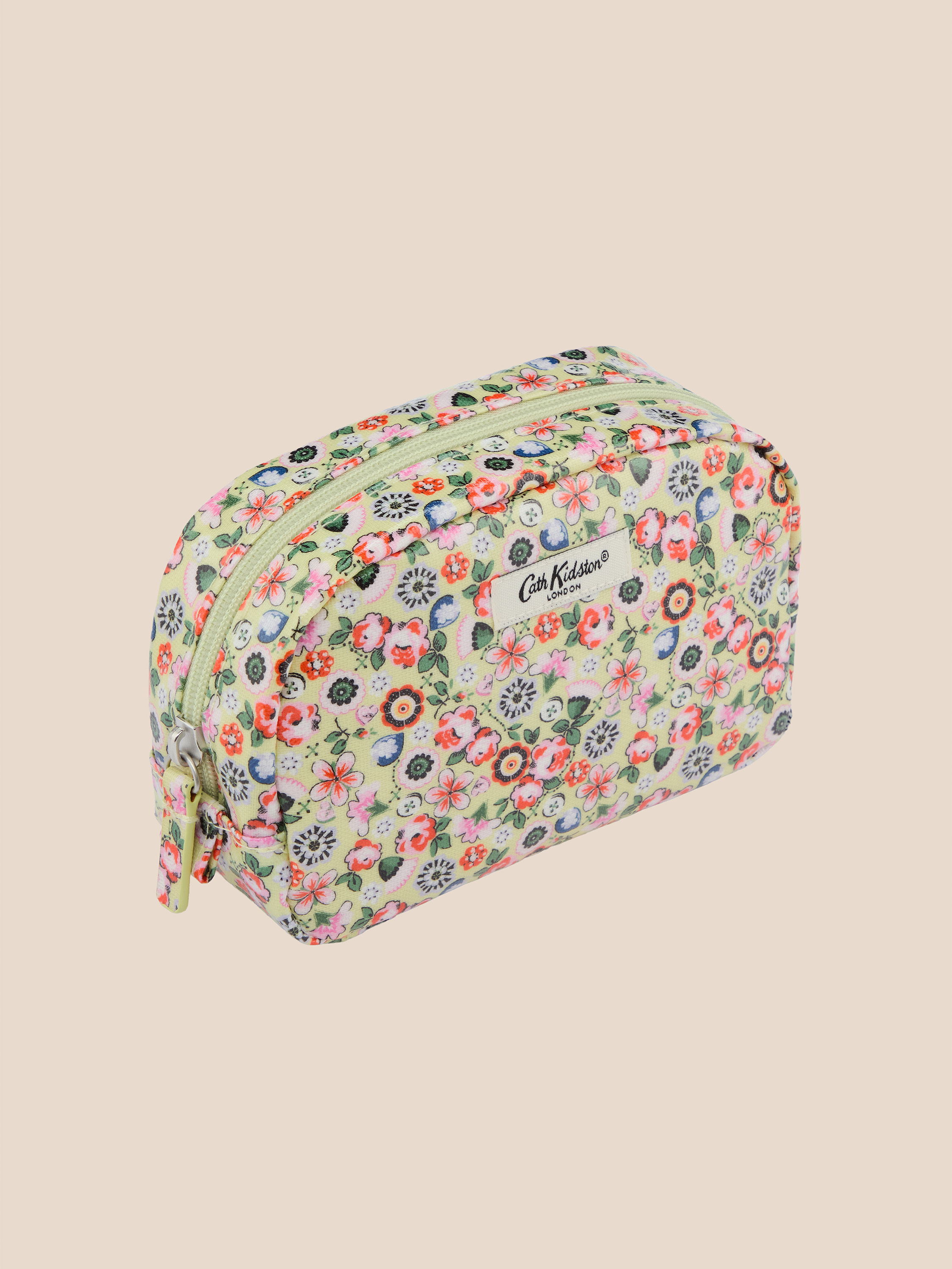 Pearly Queen Ditsy   經典款亮面拉鏈化妝包（附美妝鏡）