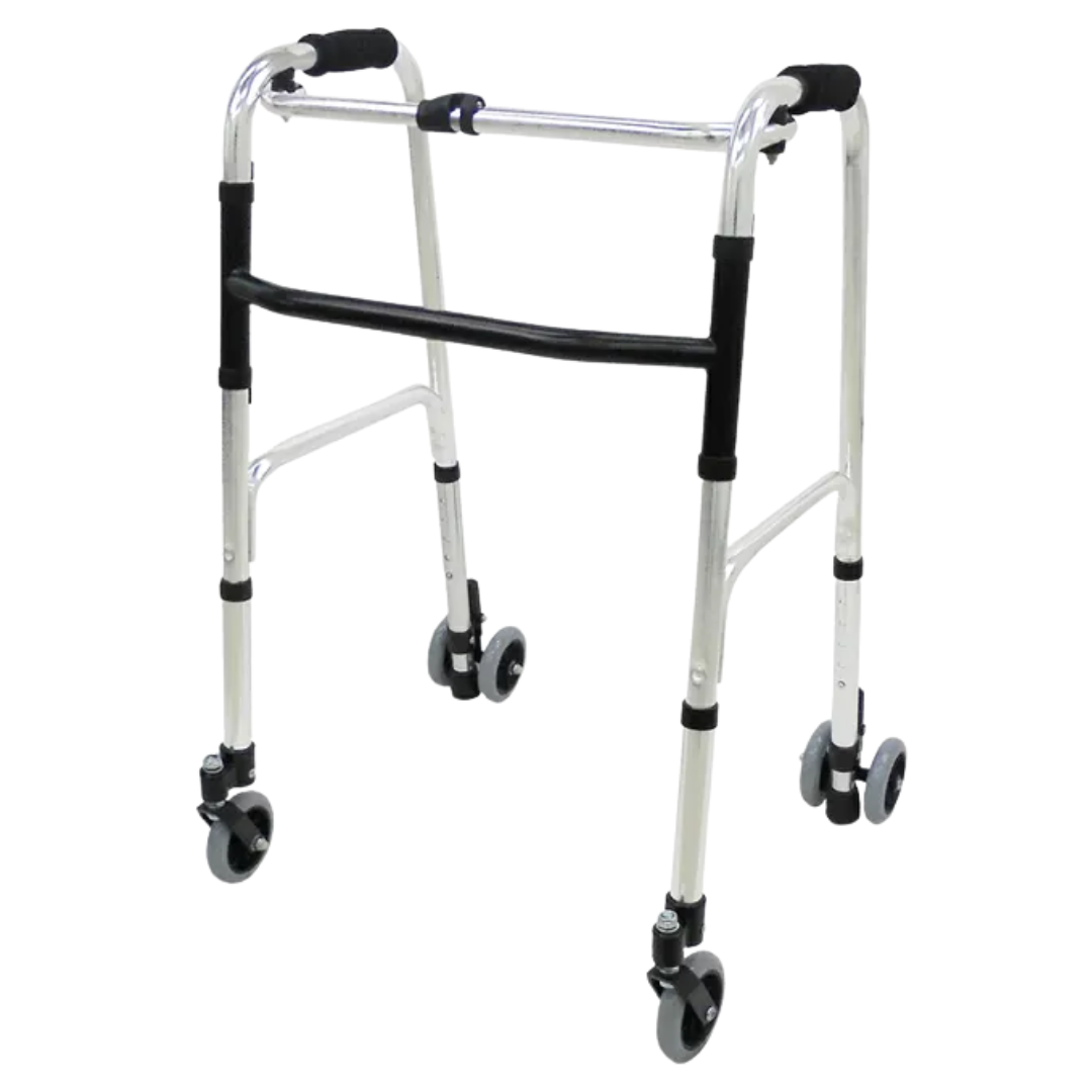 日本【樂樂健】摺合式前後輪助行架