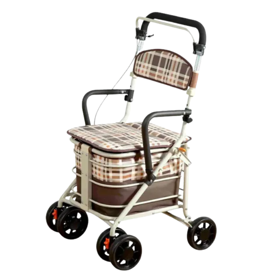 日本【樂樂健】大容量購物助行車