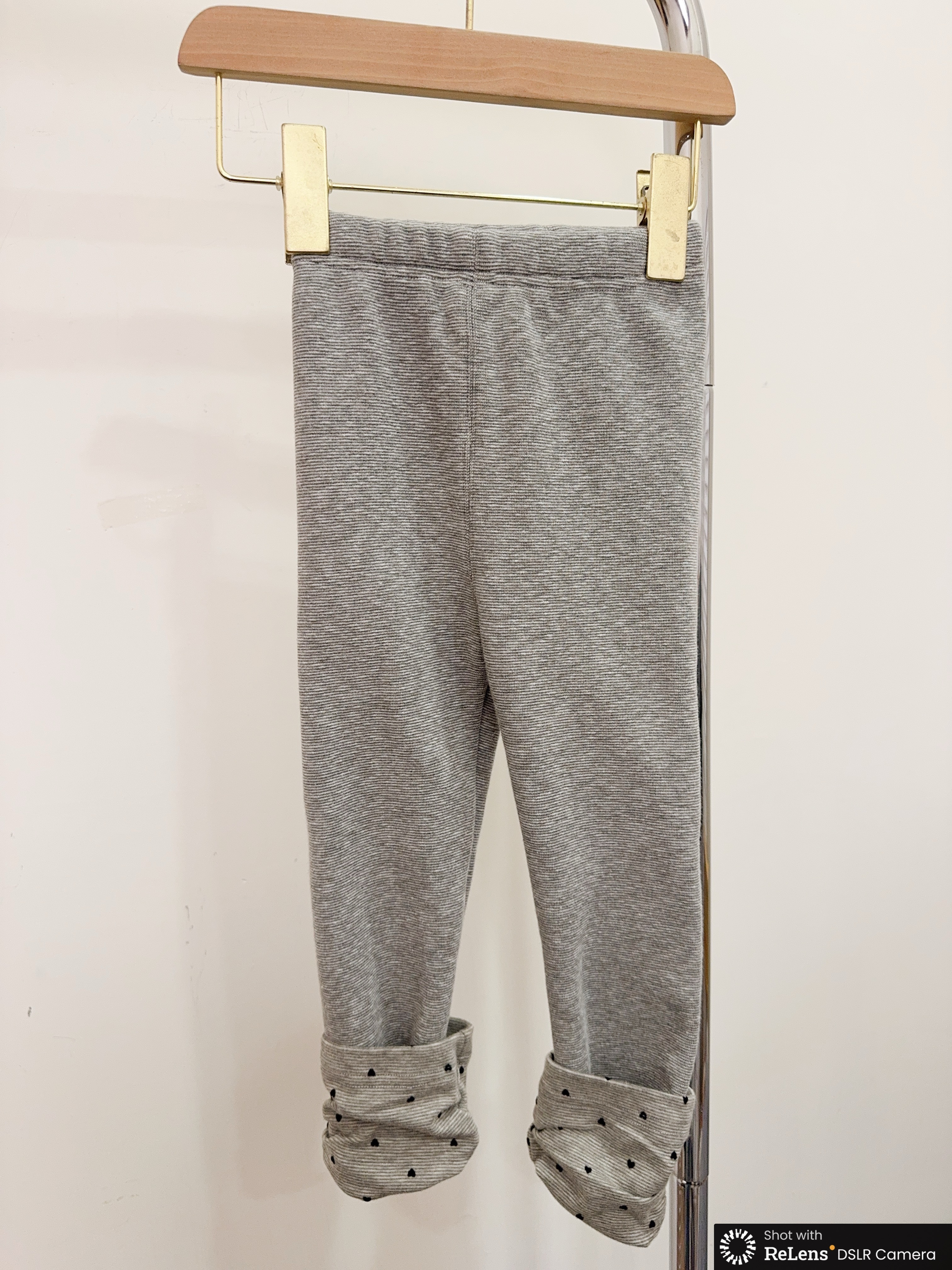 8359堆疊愛心打底褲