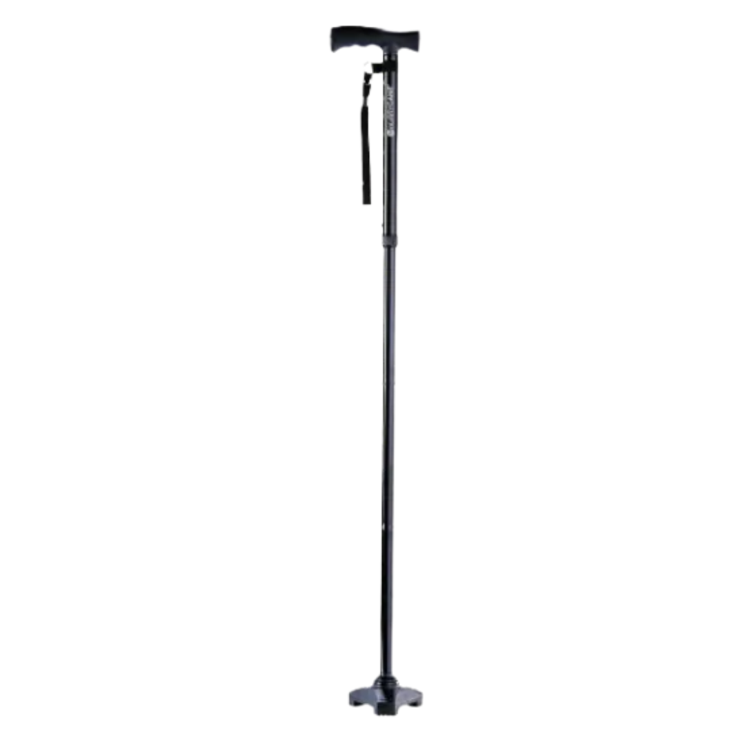 美國【HurryCane】三點抓地拐杖 (可伸縮收納)