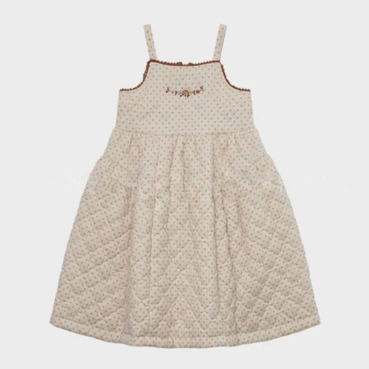 LOUISIELLA 花卉背心裙 Herschel Quilting Dress - Vintage Brick