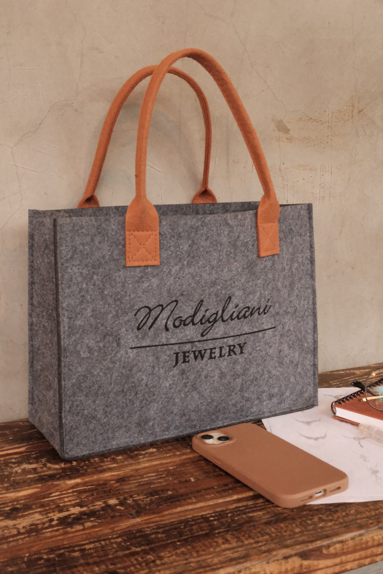 Modigliani 毛氈手提袋