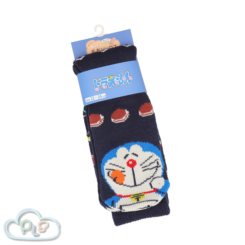 現貨 長襪 60cm size 22-26 多啦A夢 未來百貨 黑色 #40146-1
