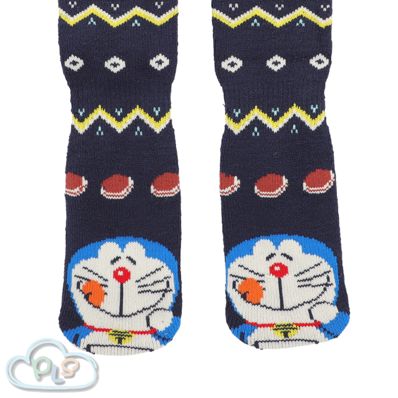 現貨 長襪 60cm size 22-26 多啦A夢 未來百貨 黑色 #40146-1