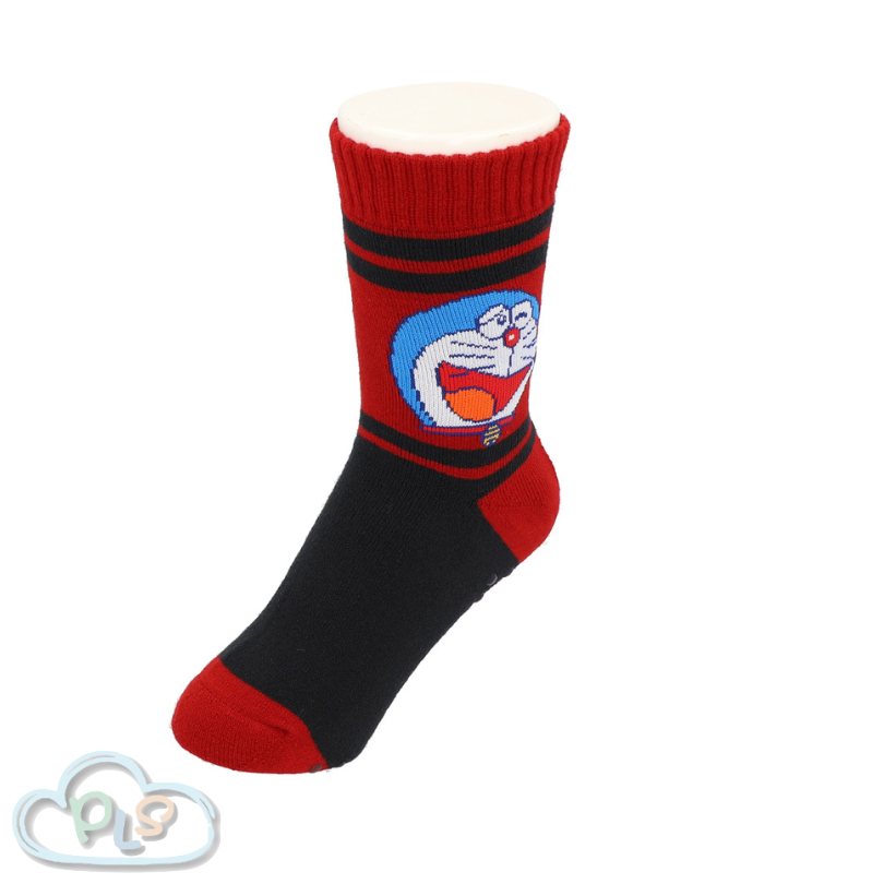 現貨 襪子 size 23-25 多啦A夢 未來百貨 紅色 #40147-1