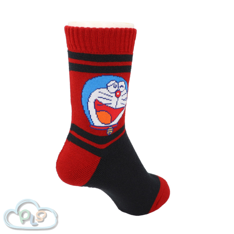 現貨 襪子 size 23-25 多啦A夢 未來百貨 紅色 #40147-1