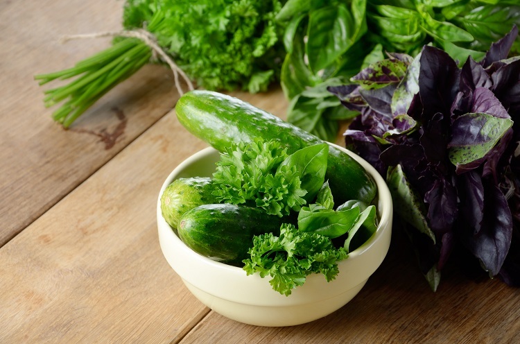 深綠色蔬菜與膠質蔬果