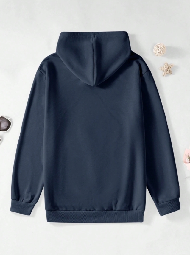 KADMAX大尺碼 - 男士運動戶外旅行款藍色帽TEE〈KSMS2693〉