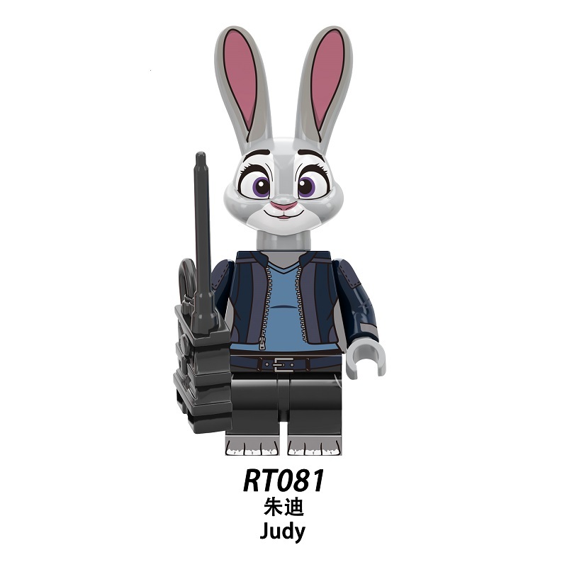 Zootopia Series Judy Custom Minifigures Fit Lego RT8012 RT081