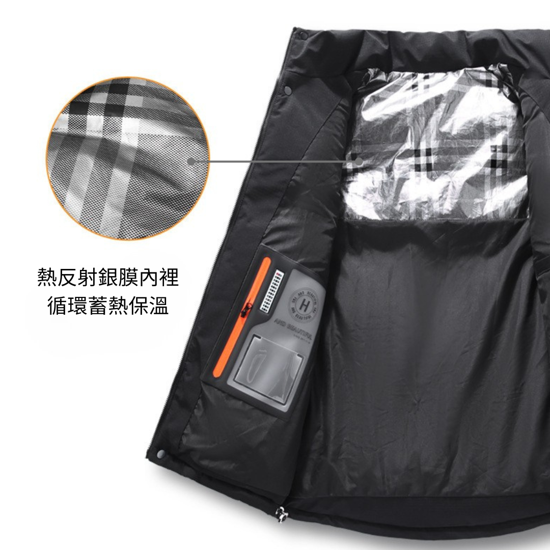 發熱 鋪棉 背心 蓄熱保暖 男女可穿 羽絨棉【 FUZY 】- A201706