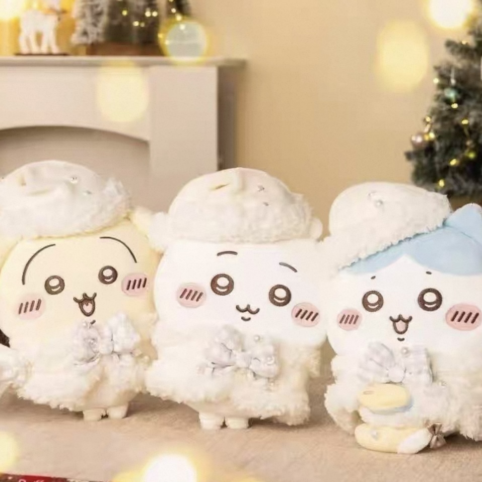 吉伊卡哇 CHIIKAWA 白色聖誕節 絨毛玩偶 娃娃 公仔 日本代購